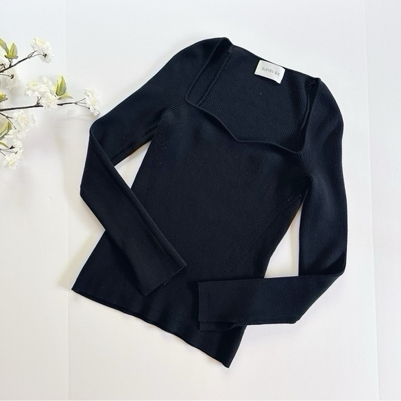 Eleven Six Elle Bodycon Ribbed Sweater - Picture 9 of 12
